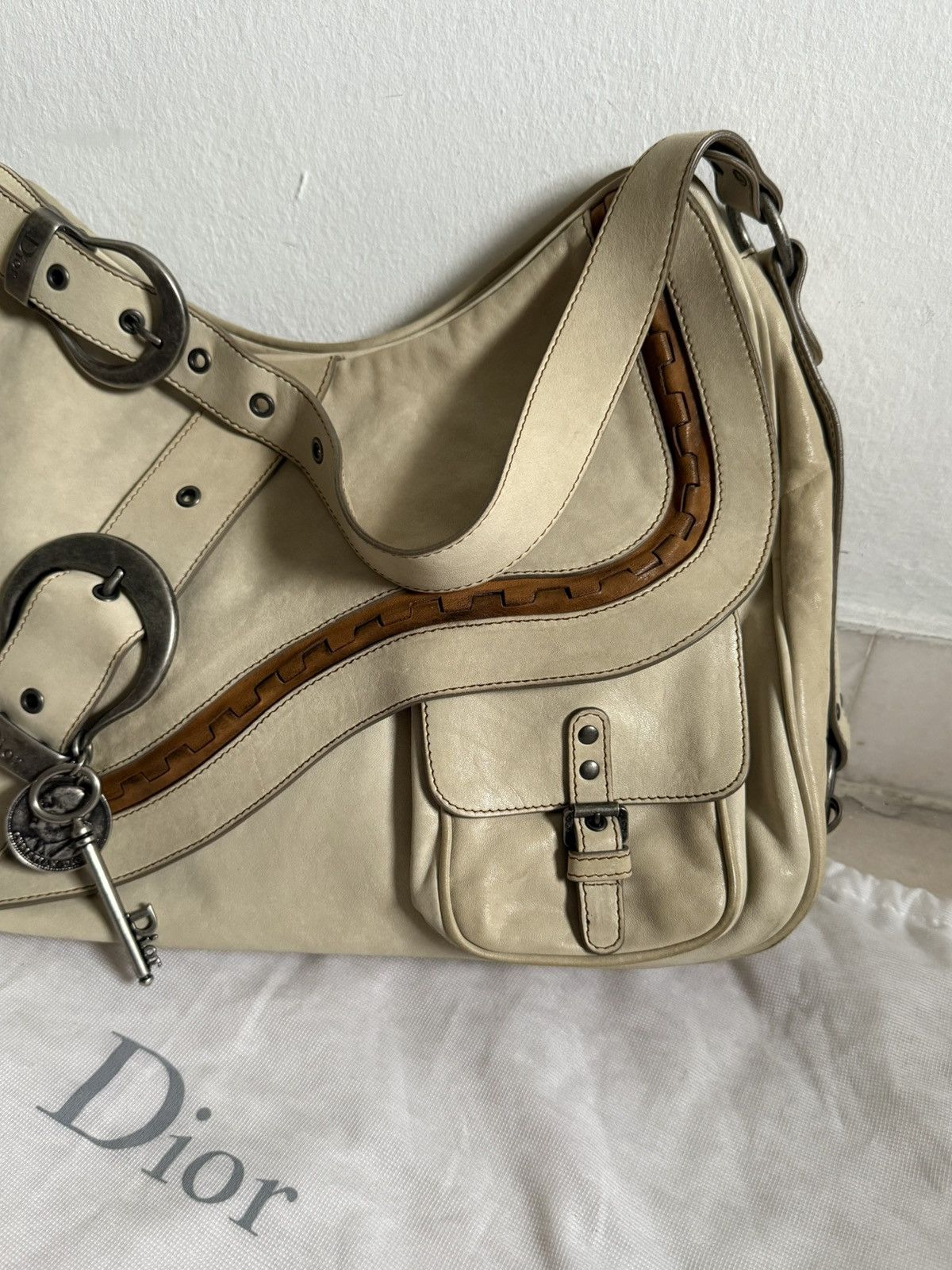 Dior 2007 Dior Gaucho Saddle bag John Galliano Era Size ONE SIZE - 14 Thumbnail
