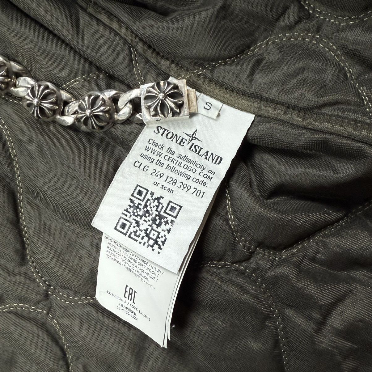 Stone Island Stone Island Khaki Mussola Gommata Flight Jacket Size US S / EU 44-46 / 1 - 6 Thumbnail