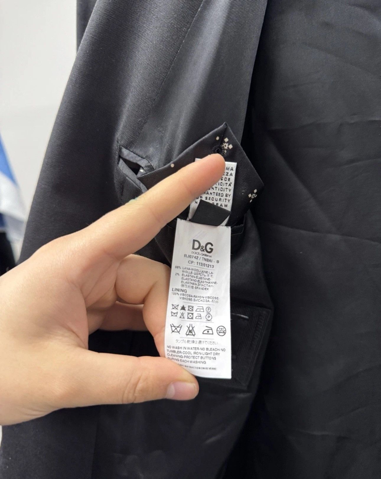 Designer × Dolce & Gabbana Dolce&Gabbana Brad Luxury Blazer Jacket Made in Italy Size 52R - 9 Thumbnail