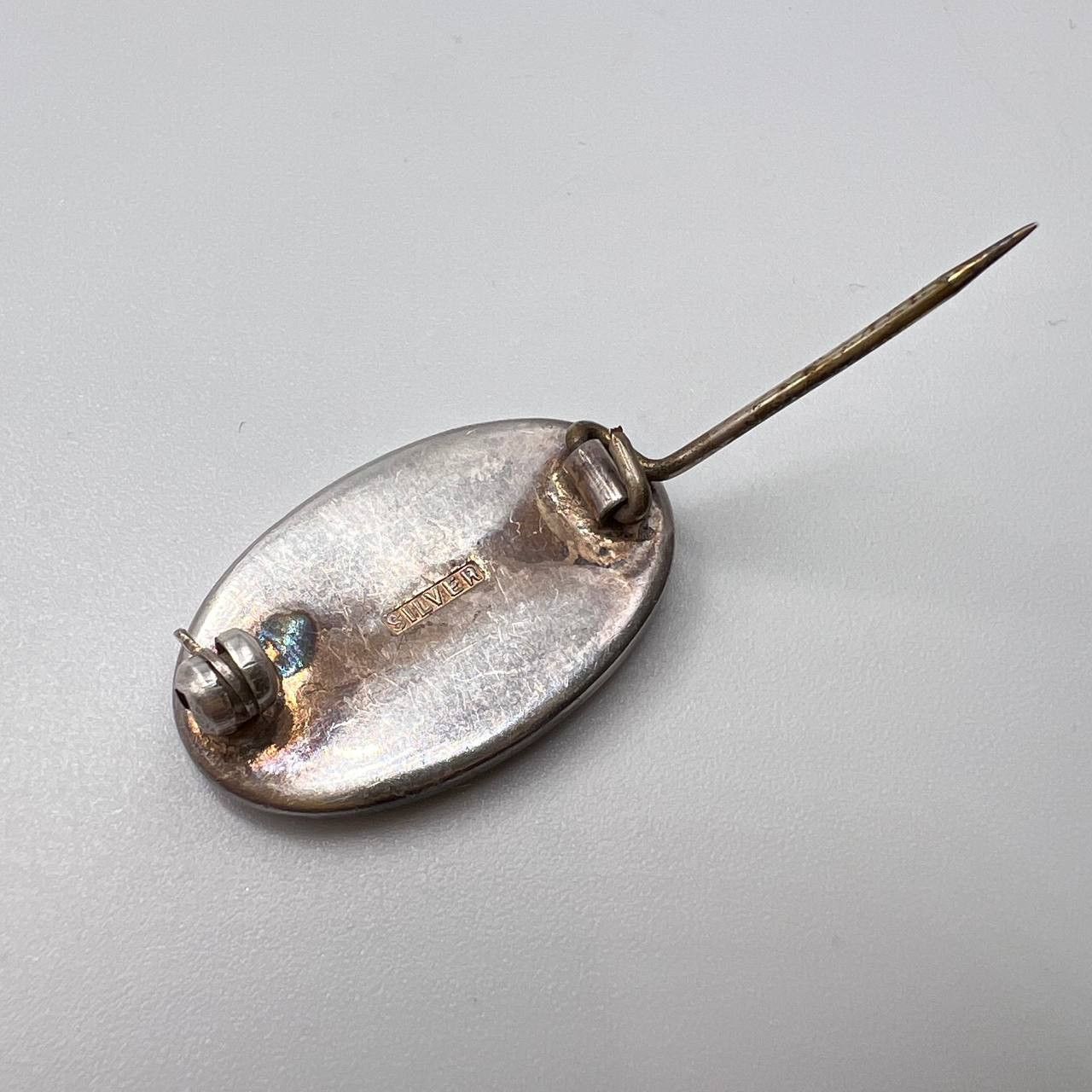 Sterling Silver × Vintage Vintage Sterling Silver 925 Pin Brooch Abalone Shell Marked Size ONE SIZE - 7 Thumbnail