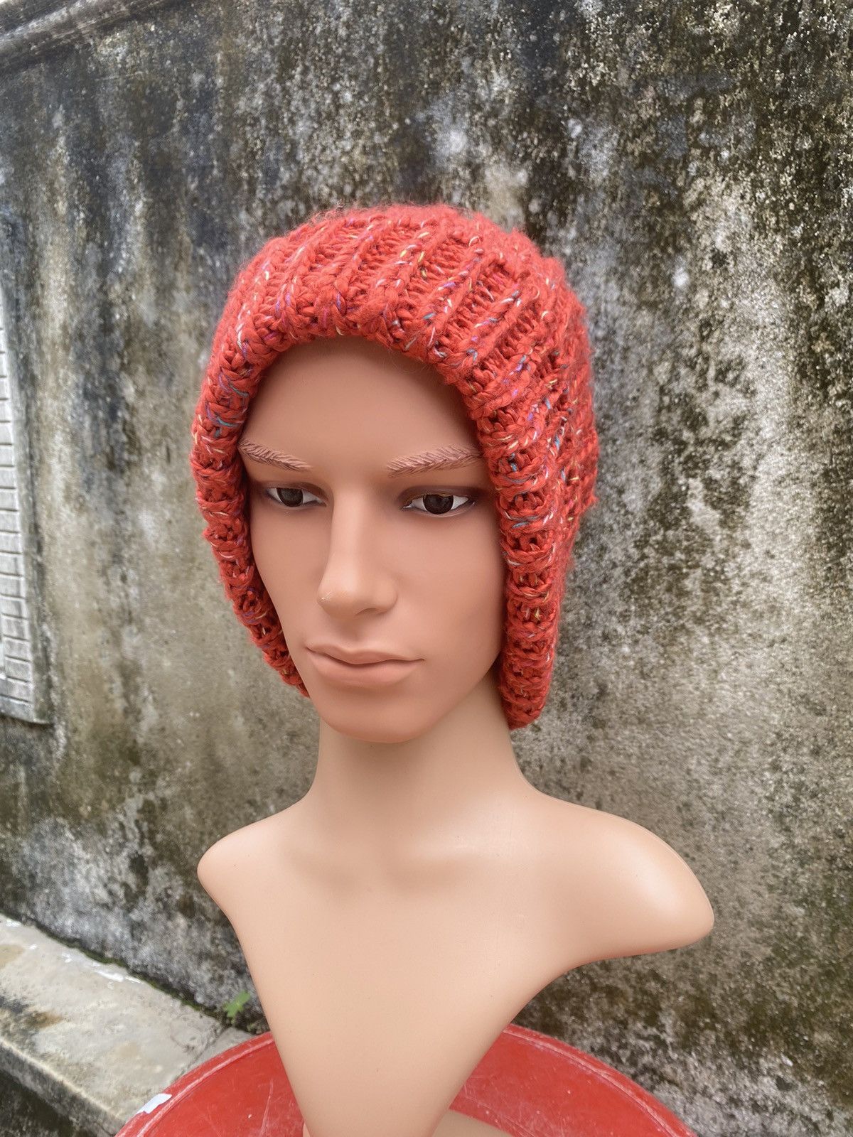 Japanese Brand Amina Knitted Beanie Hat Size ONE SIZE - 1 Thumbnail