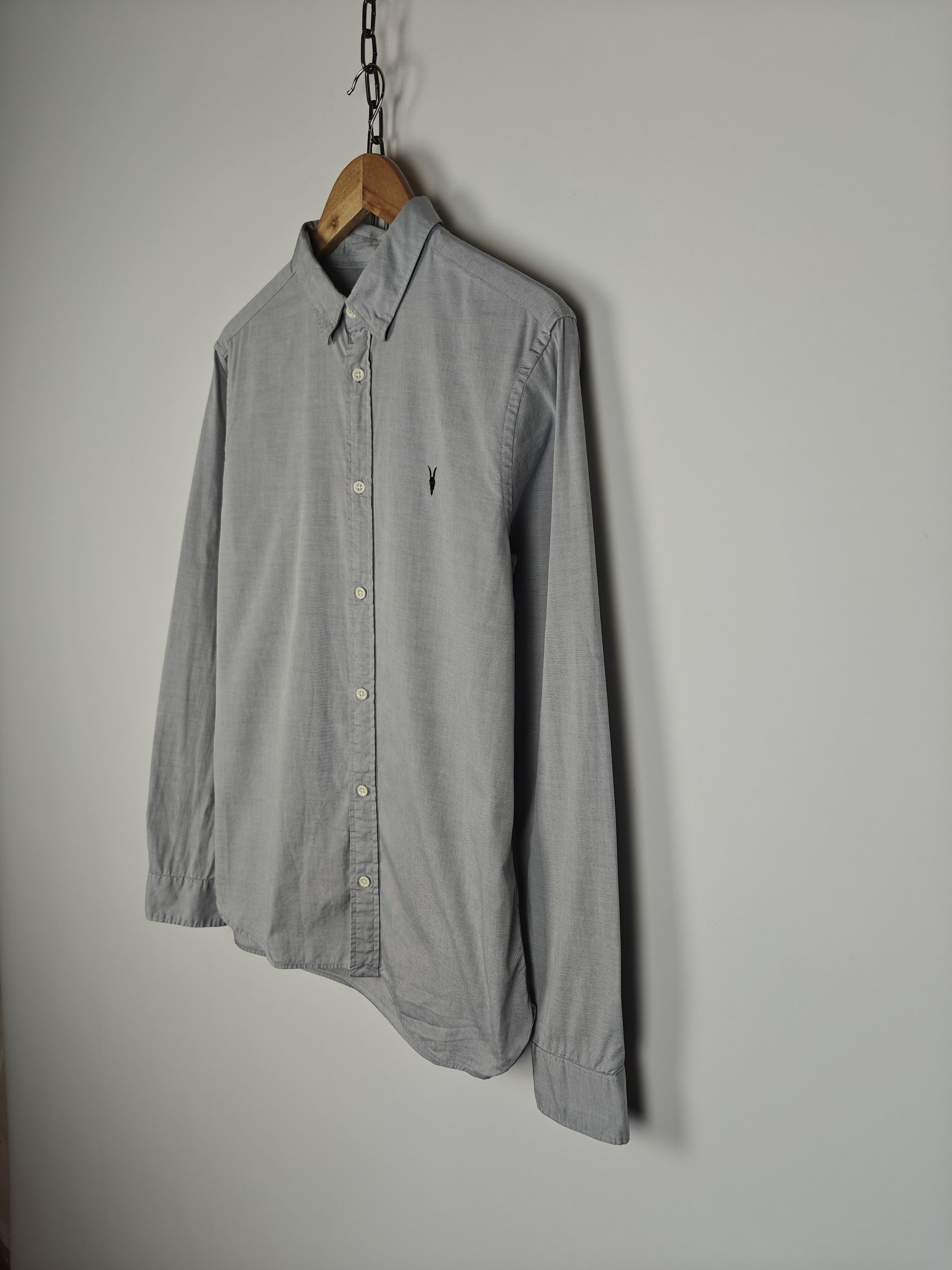 Allsaints Allsaints Redondo LS Shirt Gray size M Size US M / EU 48-50 / 2 - 5 Thumbnail