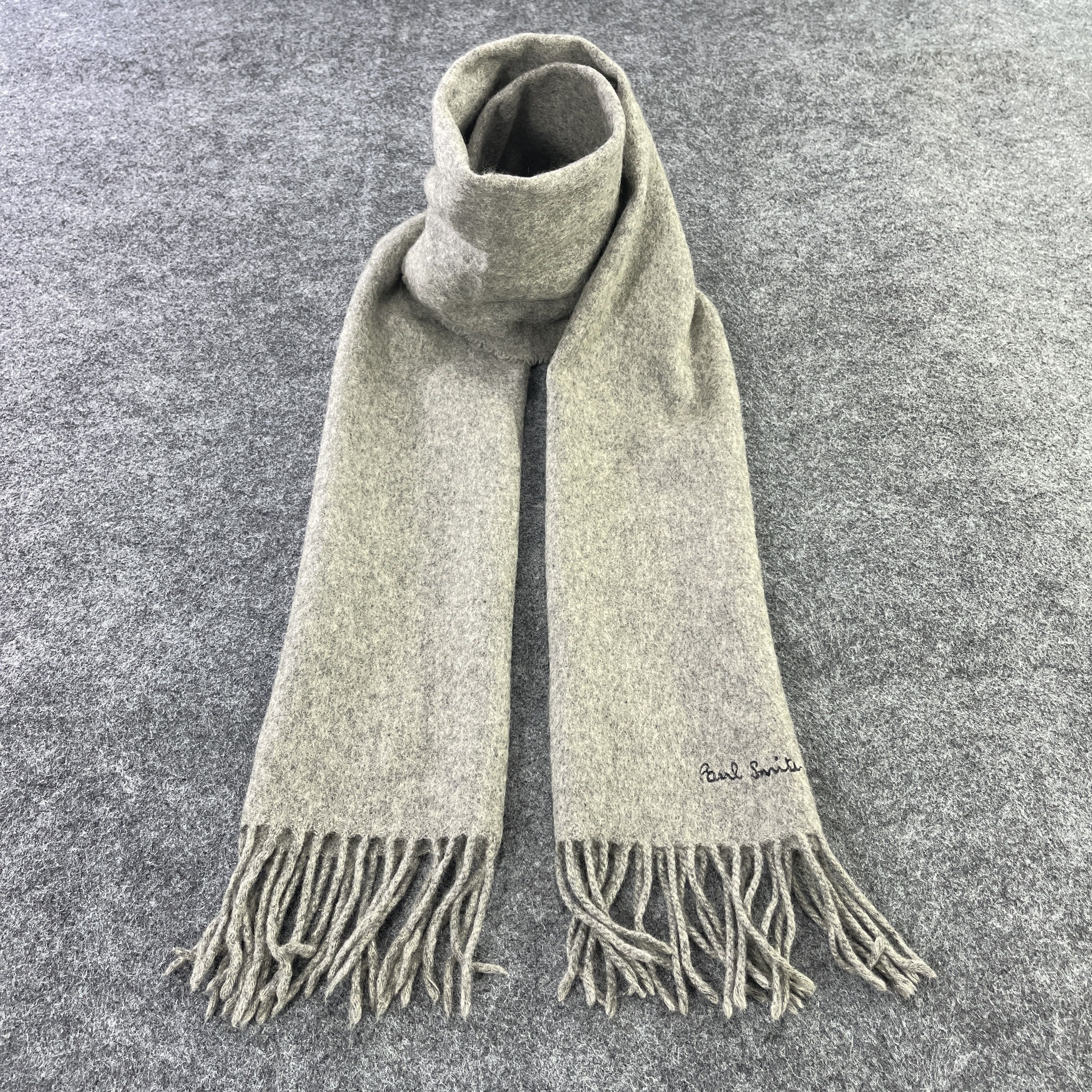 Paul Smith × Vintage Paul Smith Cashmere Scarf / Muffler / Neckwear T837 Size ONE SIZE - 1 Thumbnail