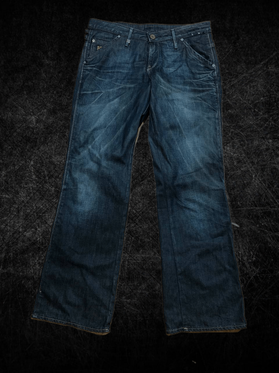 G-Star G Star Raw Denim Loose Jeans Straight Leg Pants Dark Wash Size US 31 - 1 Thumbnail