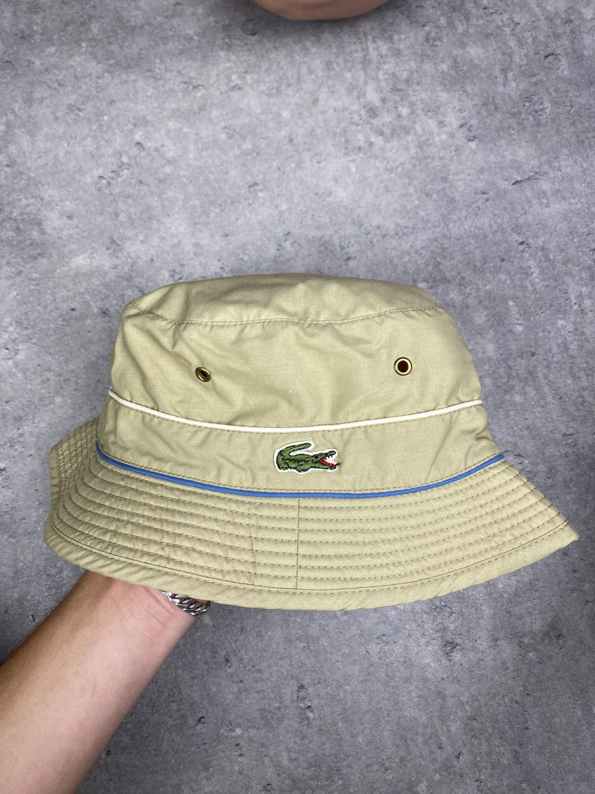 Lacoste Hat Lacoste 90’s vintage rare streetwear military italy y2k Size ONE SIZE - 1 Thumbnail