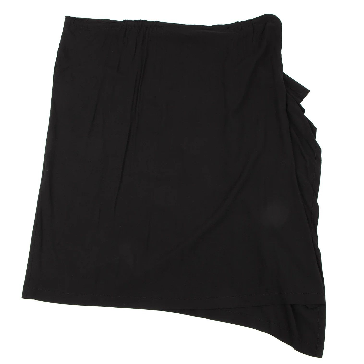 Yohji Yamamoto Yohji Yamamoto Femme - Rayon Asymmetrical Draped Skirt Size 30" / US 8 / IT 44 - 7 Thumbnail