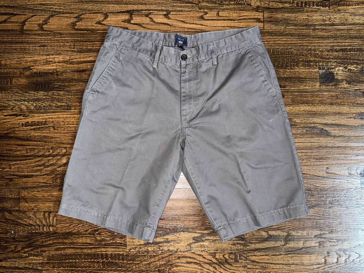 Gap Gap Cotton Drawstring Khaki Shorts 9" Inseam Gray Size 36 Size US 36 / EU 52 - 2 Thumbnail