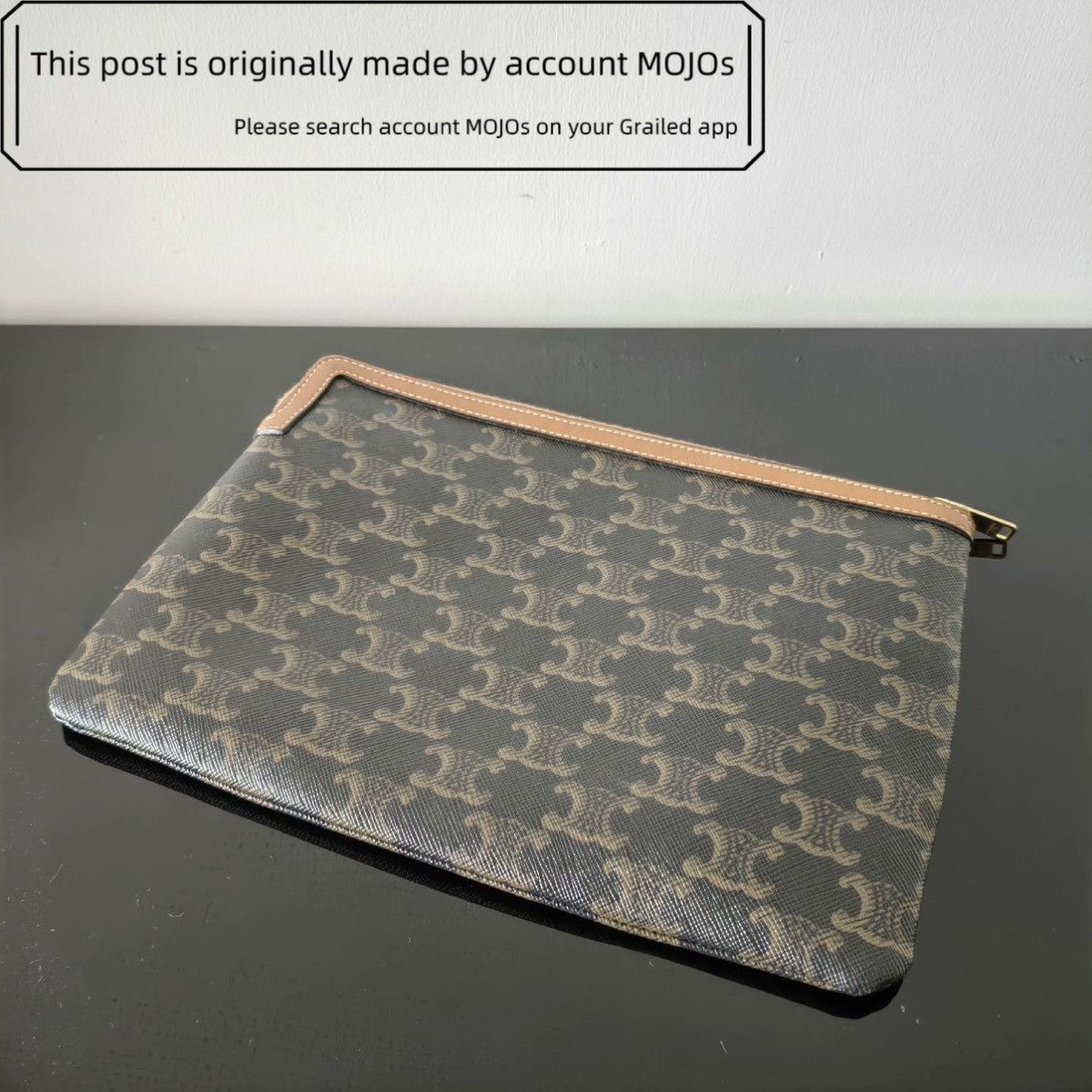 Celine Celine Logo Print Hand Bag mojos14143950 Size ONE SIZE - 2 Thumbnail