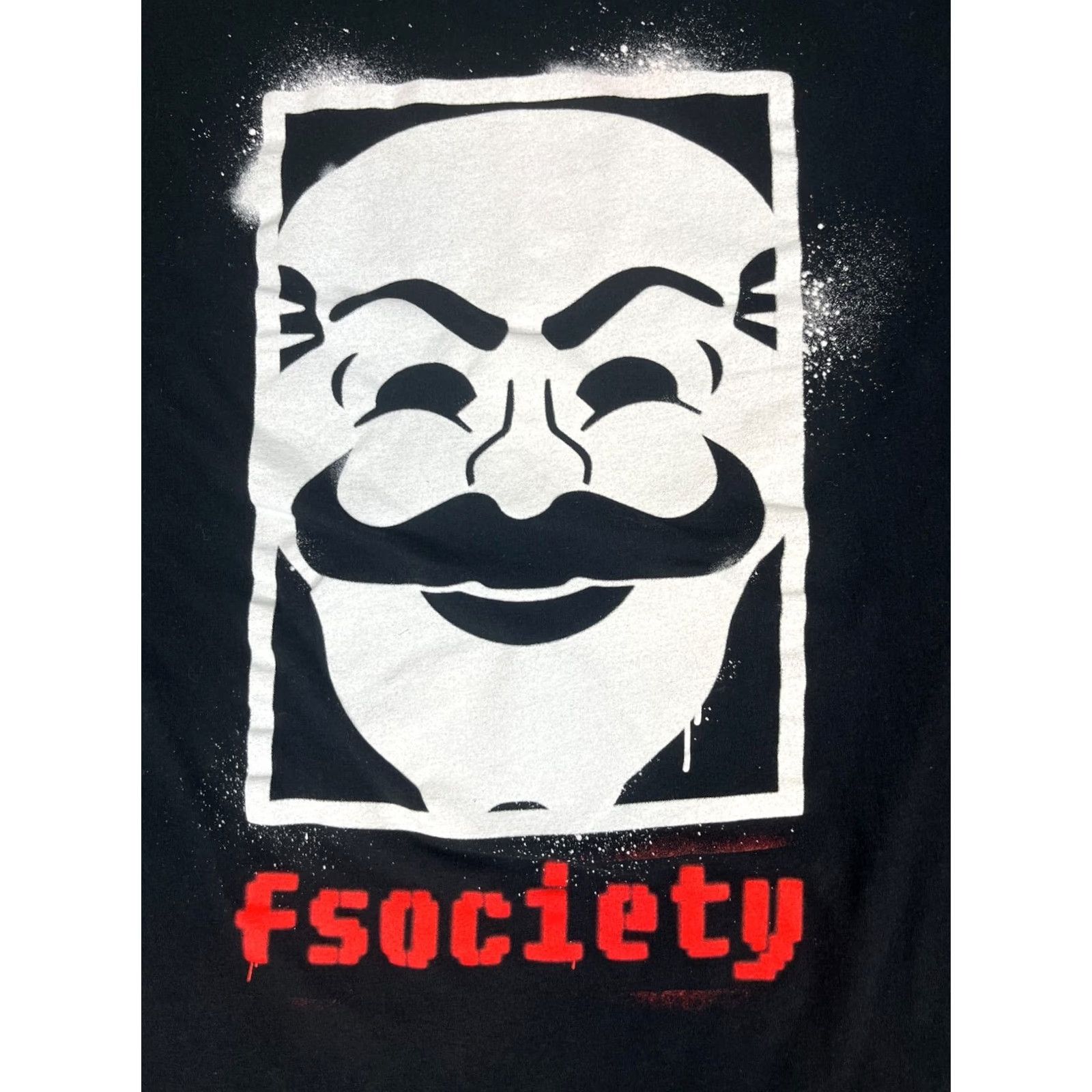 Vintage Loot Crate Mr. Robot fsociety Graphic T-Shirt Sz 2XL Men Black Cotton Crew Neck Short Sleeve T-Shirt Size US XXL / EU 58 / 5 - 3 Thumbnail