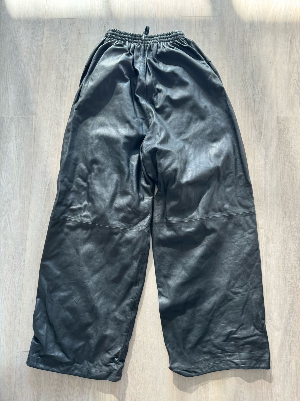 Balenciaga Balenciaga Black 3B Sports Icon Leather Pants Size US 32 / EU 48 - 9 Thumbnail