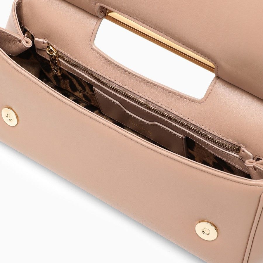 Dolce & Gabbana o1d2blof0824 Size : OS / Medium Handbag in Beige Size ONE SIZE - 4 Thumbnail