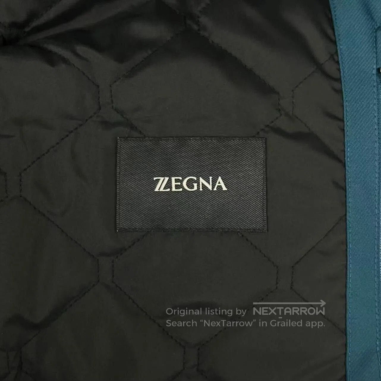 Ermenegildo Zegna Ermenegildo Zegna Tech Fabric Jacket in Blue. Size US M / EU 48-50 / 2 - 5 Thumbnail