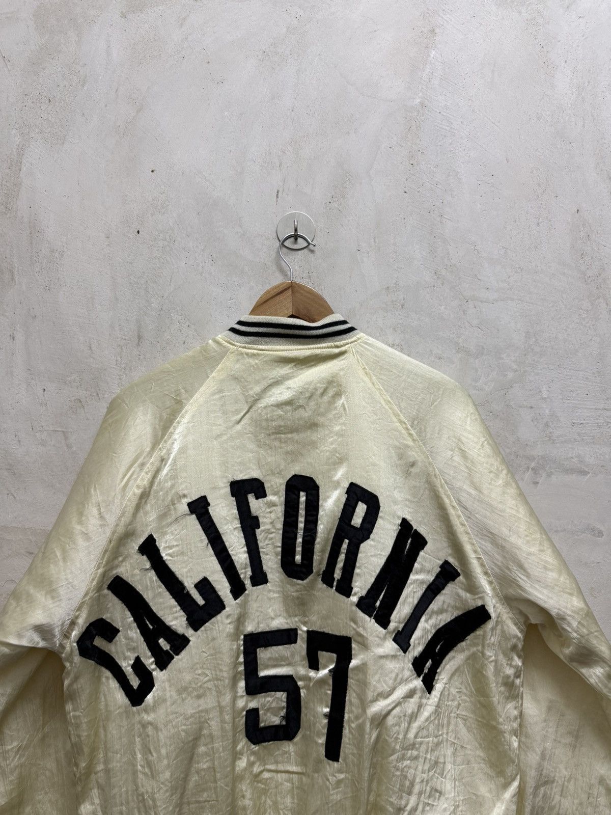 Vintage Vintage SGL “California 57” Satin Varsity College Jacket Size US L / EU 52-54 / 3 - 2 Thumbnail