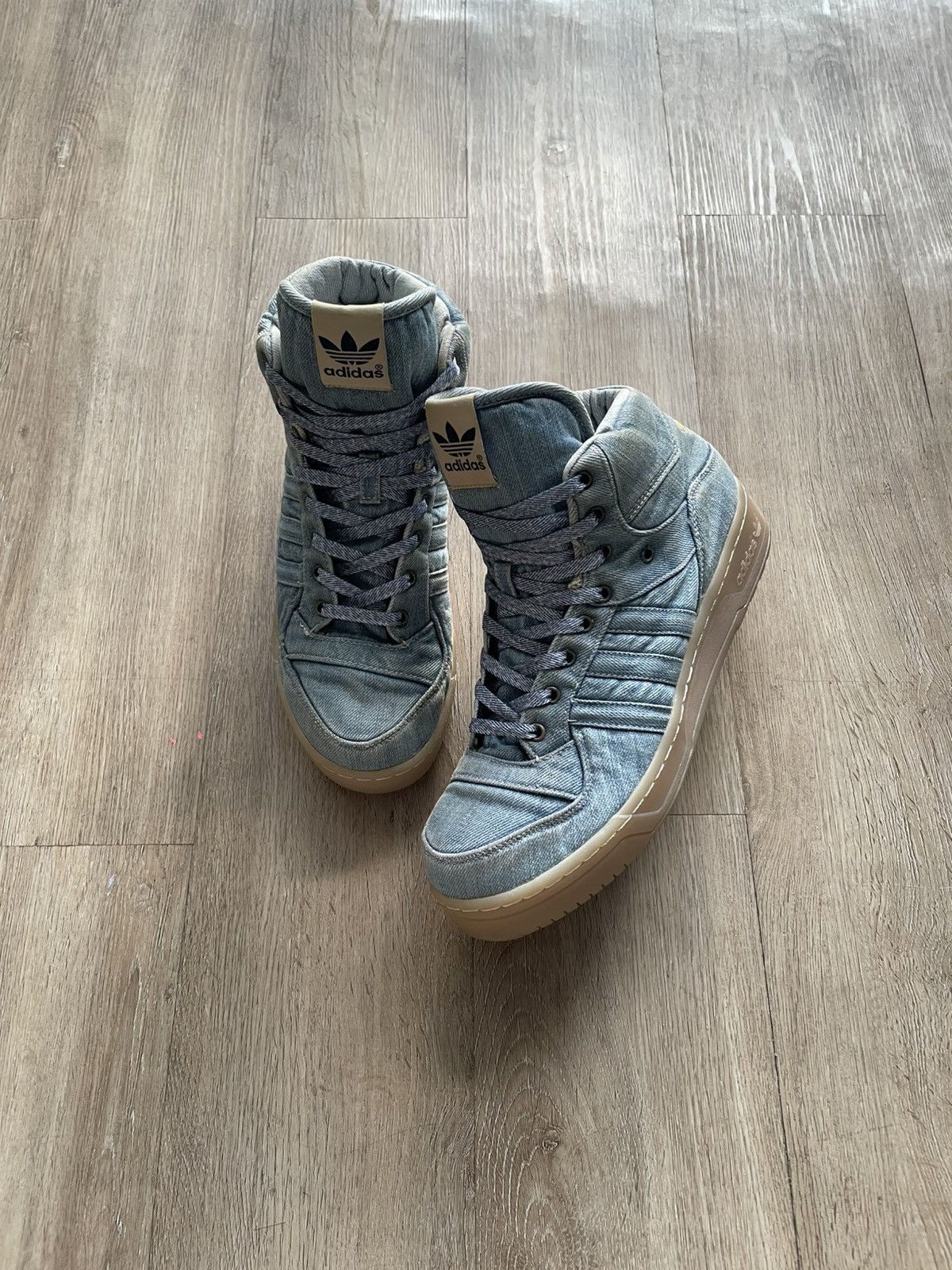 Adidas × Jeremy Scott Adidas x Jeremy Scott JS Wings Denim 2.0 Size US 9.5 / EU 42-43 - 1 Thumbnail