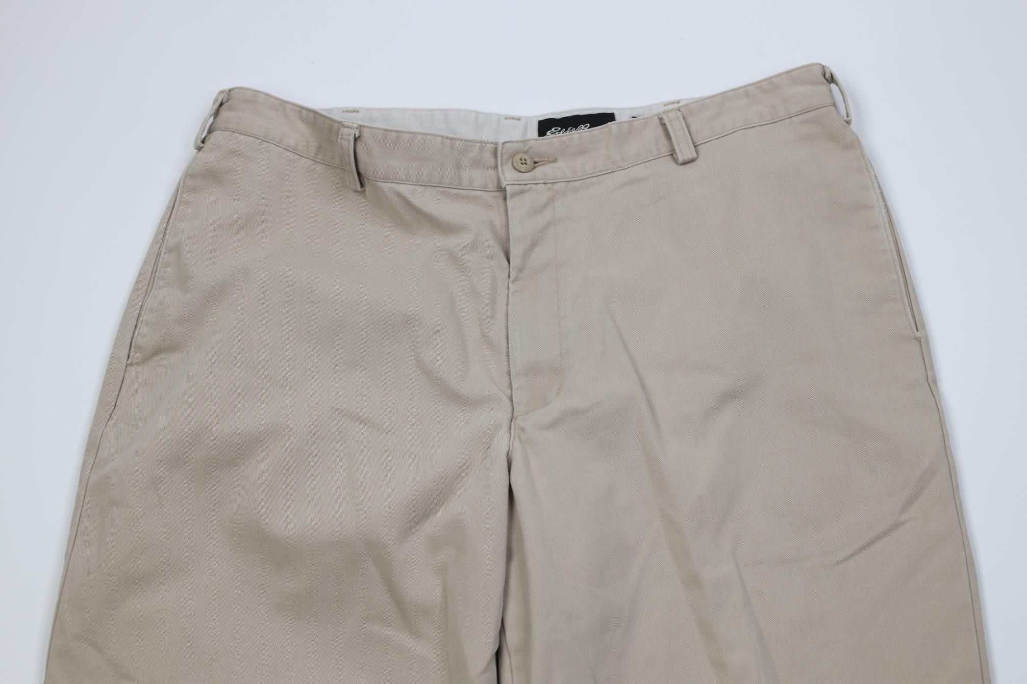 Eddie Bauer Vintage 90s Eddie Bauer Relaxed Wide Leg Pants Stone Size US 38 / EU 54 - 2 Thumbnail