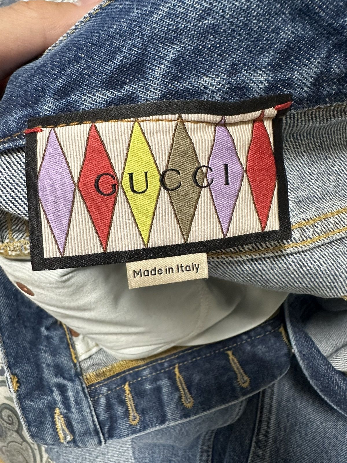 Gucci Gucci denim Size 26" / US 2 / IT 38 - 10 Thumbnail