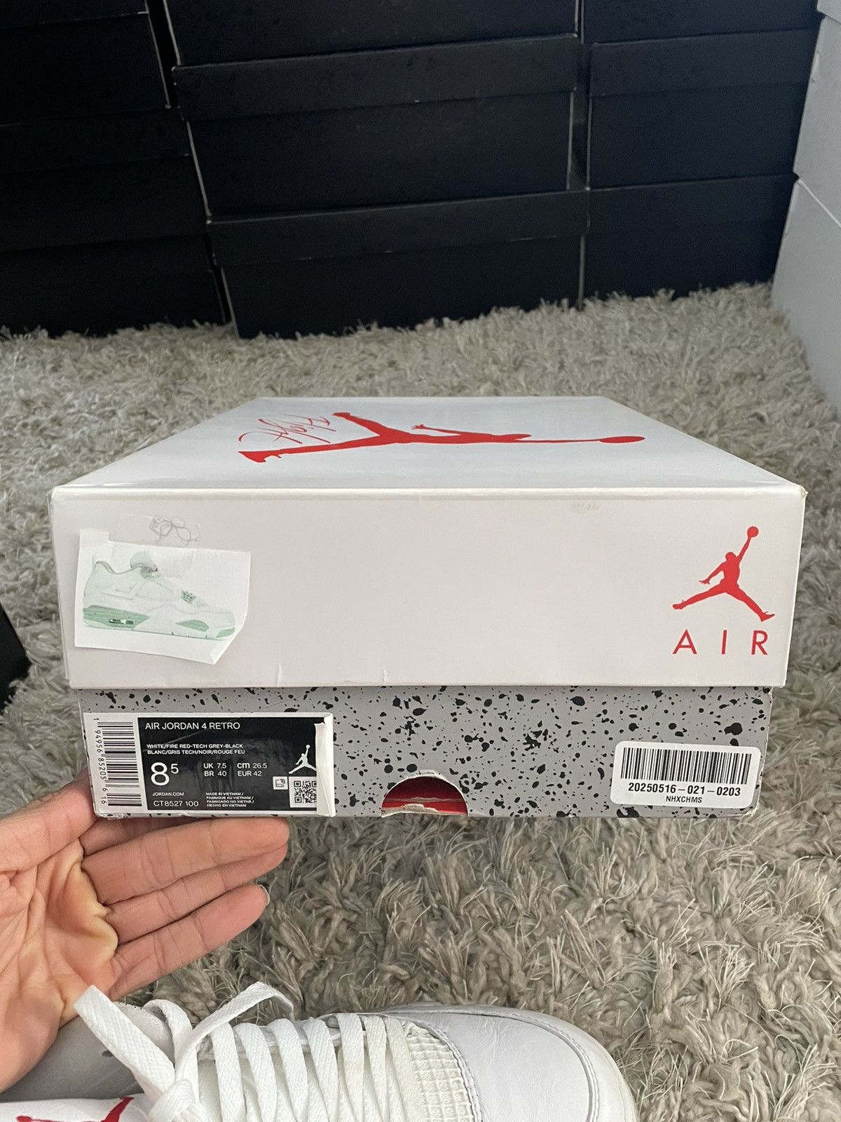 Jordan Brand Jordan 4 White Oreo Size US 8.5 / EU 41-42 - 11 Thumbnail