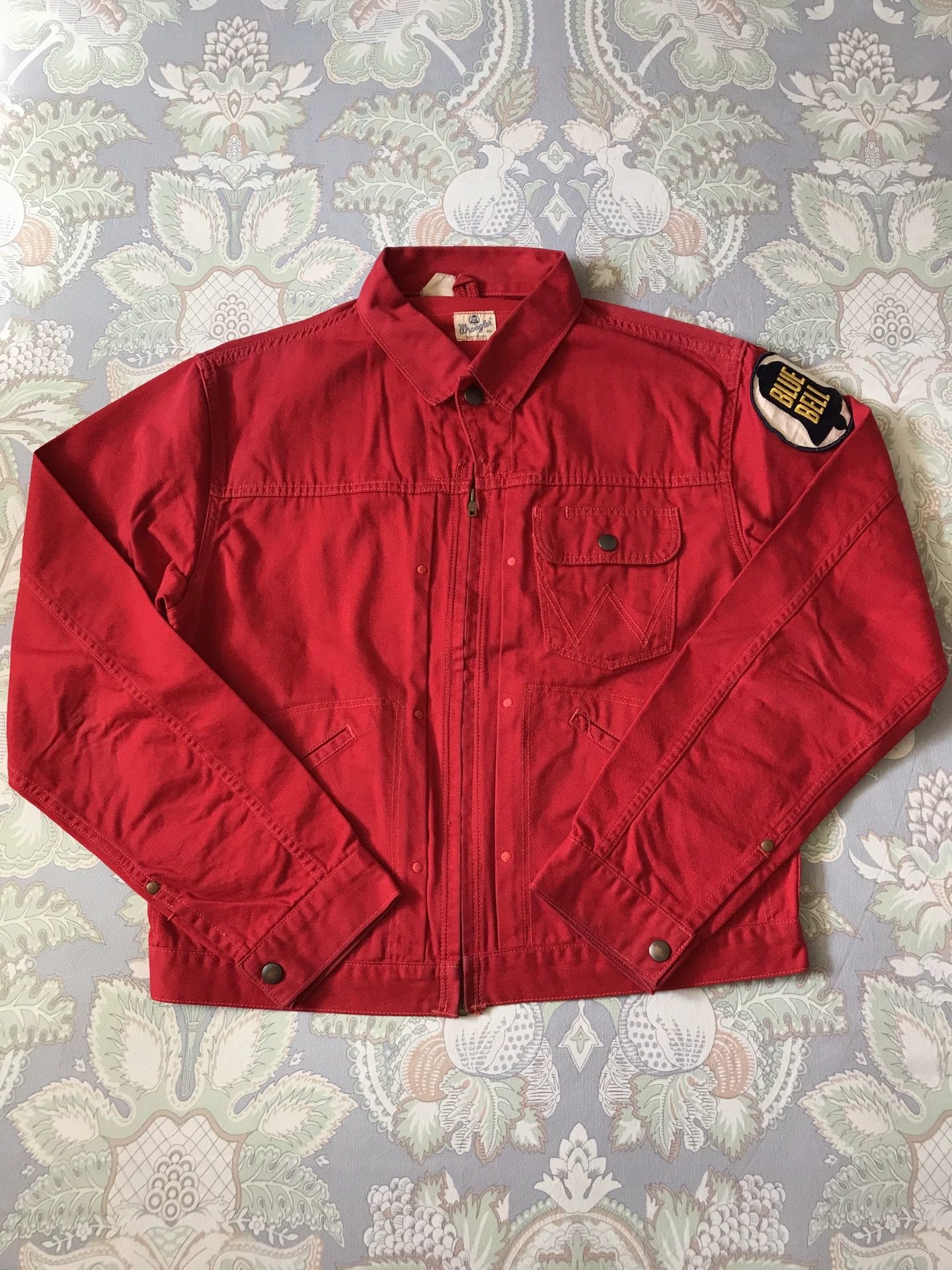Wrangler Wrangler Blue Bell 12MJZ Red Western Jacket Size US XXS / EU 40 - 1 Thumbnail