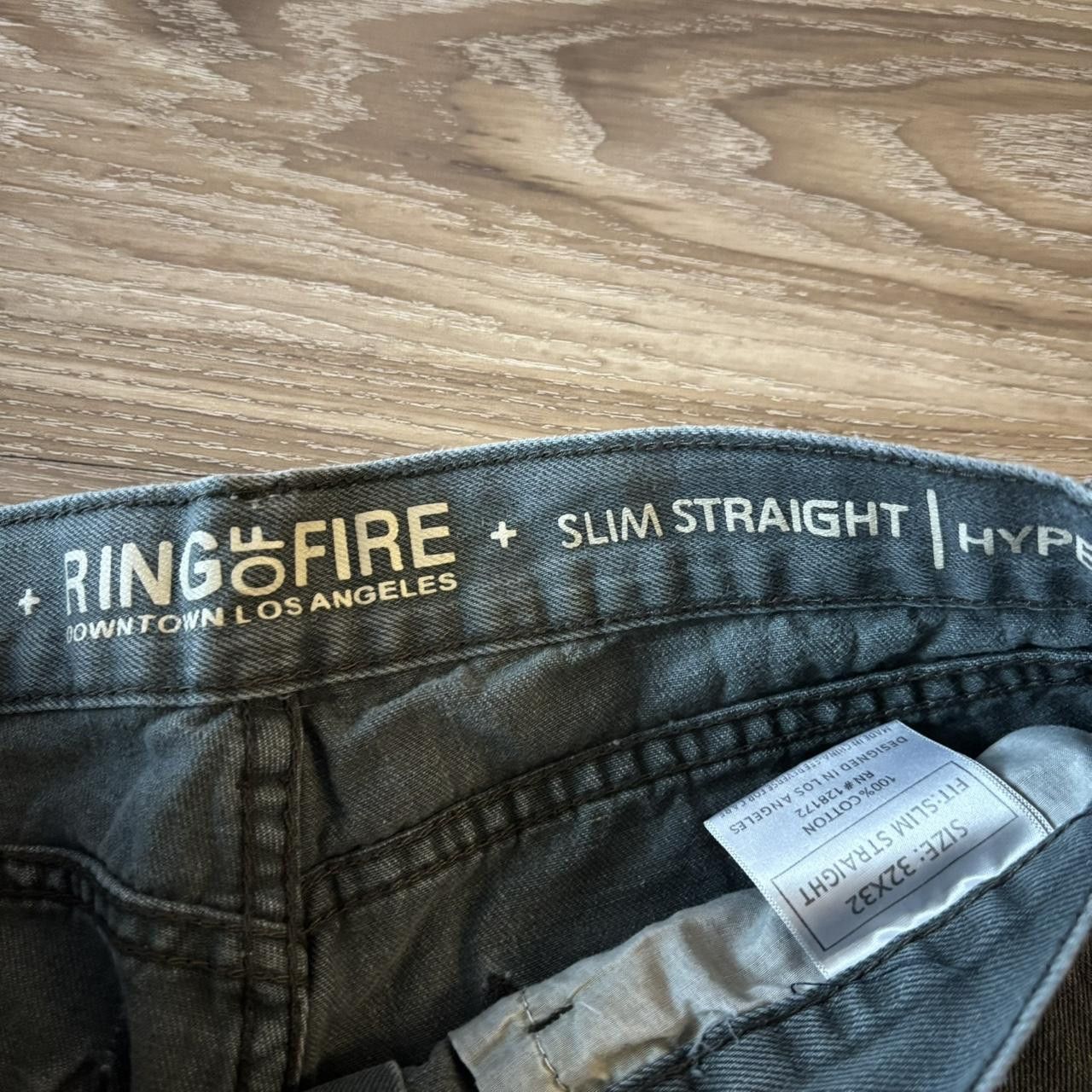 Vintage Crazy Vintage Y2K/2000s Grunge Dark Grey Slim Denim Jeans! 30x29 Size US 30 / EU 46 - 8 Thumbnail