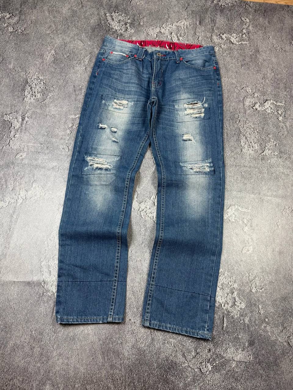 CLOT × Levi's Rare Levi's X Fragment Distressed Archieve Denim Y2K Size US 34 / EU 50 - 3 Thumbnail