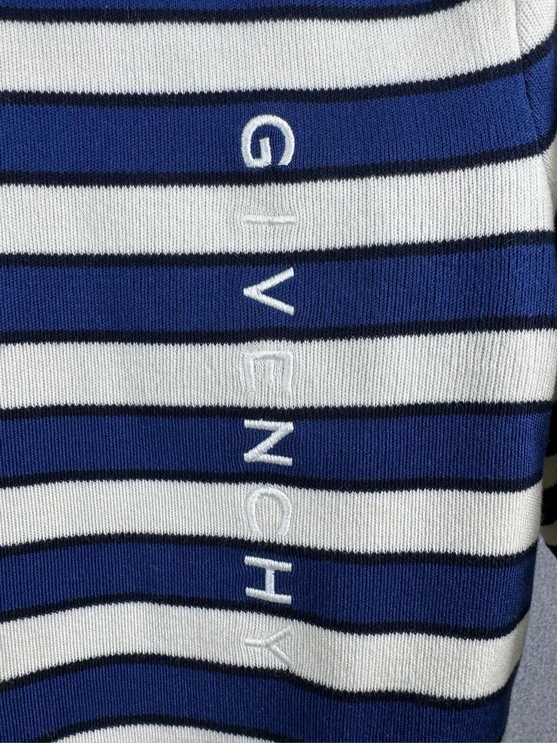 Givenchy Givenchy Blue Striped Knit Sweater Size US S / EU 44-46 / 1 - 3 Thumbnail