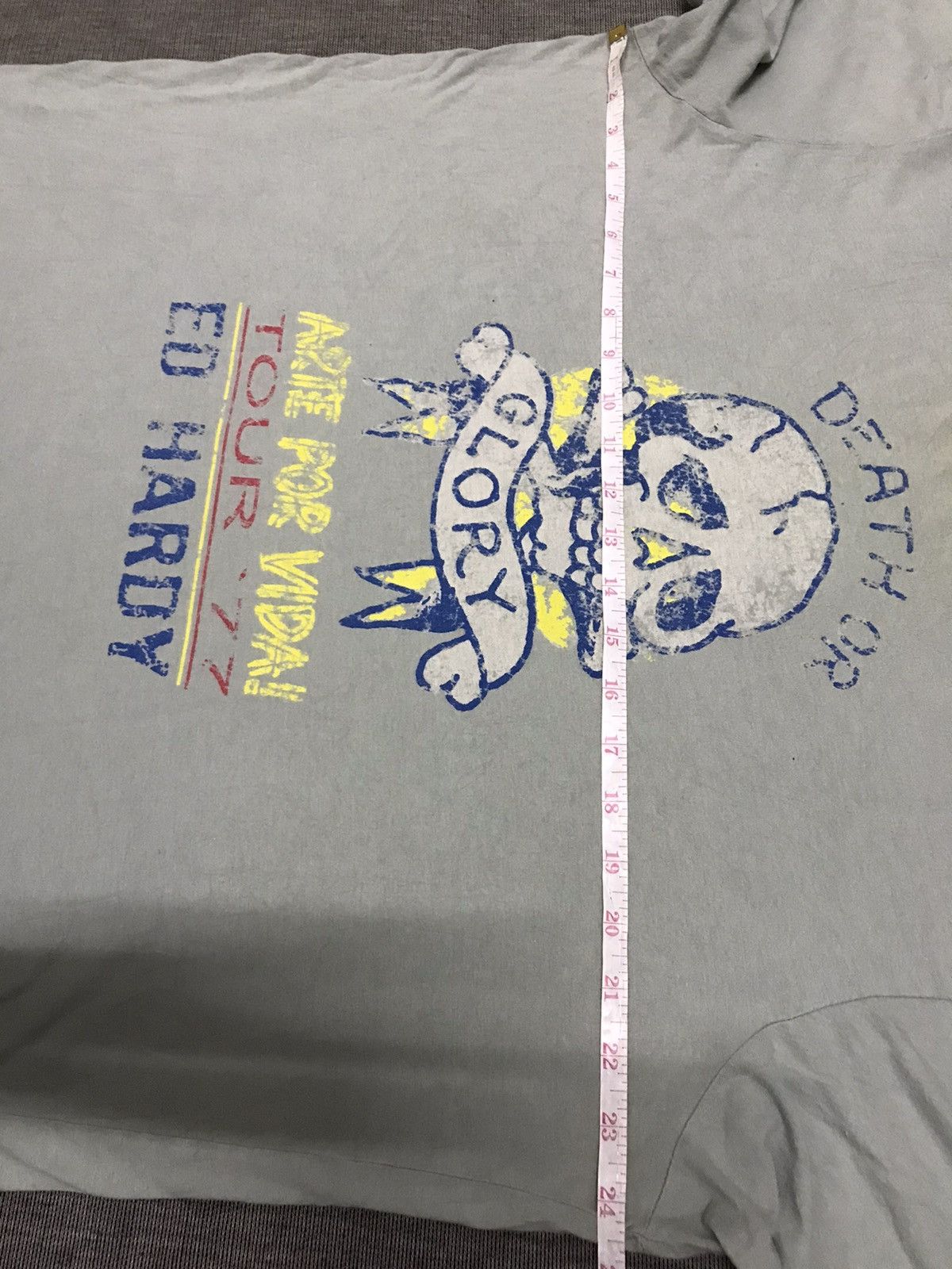 Ed Hardy Ed Hardy Death Or Glory Tour 77 Distress Design Size US XXL / EU 58 / 5 - 9 Thumbnail