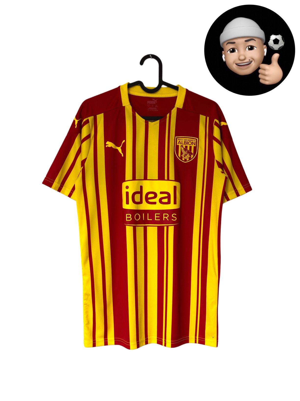 Puma 2019 2020 West Bromwich Albion Puma Away Kit Soccer Jersey Size US S / EU 44-46 / 1 - 1 Thumbnail