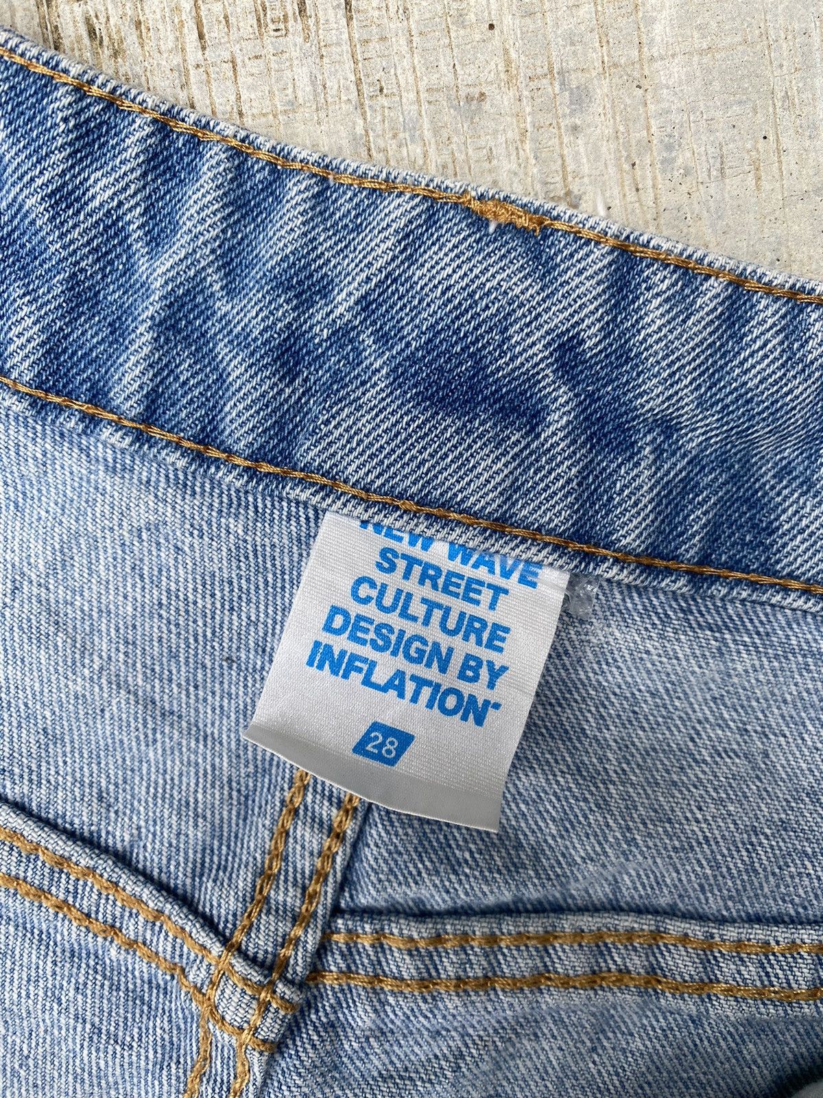 Japanese Brand New Wave Street Culture By Inflation Baggy Jeans Size US 30 / EU 46 - 10 Thumbnail