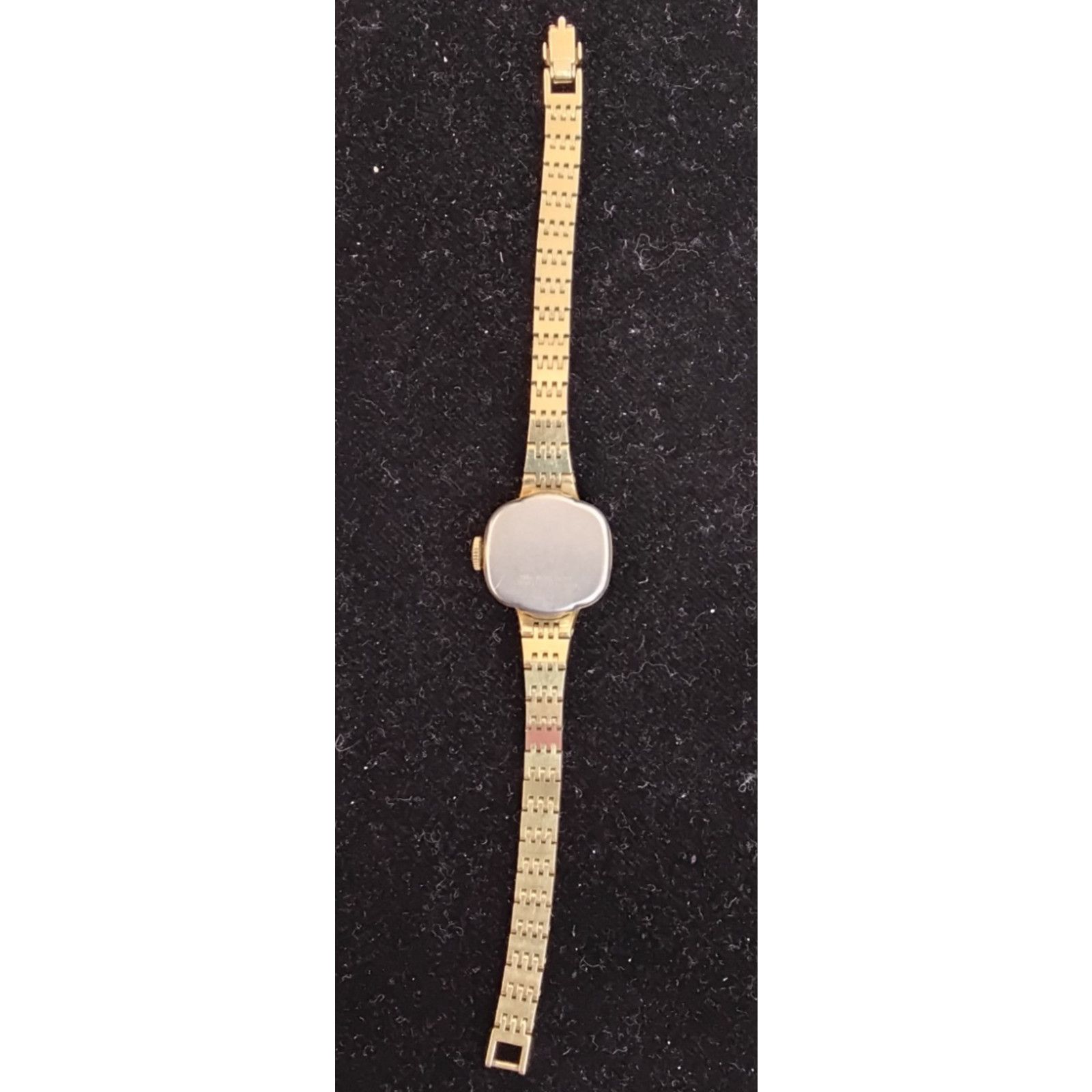 Timex Timex Gold Tone Wind Up Watch Women's Vintage Rectangular Size ONE SIZE - 6 Thumbnail