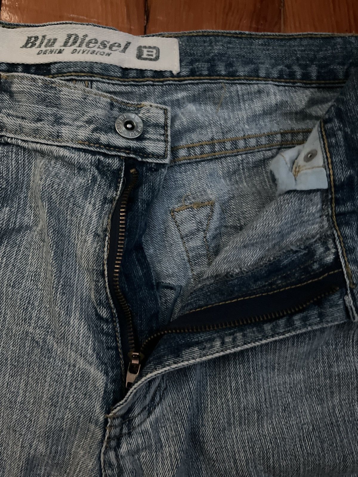 Vintage Blu Diesel Denim Hawaii Jorts Size US 36 / EU 52 - 6 Thumbnail