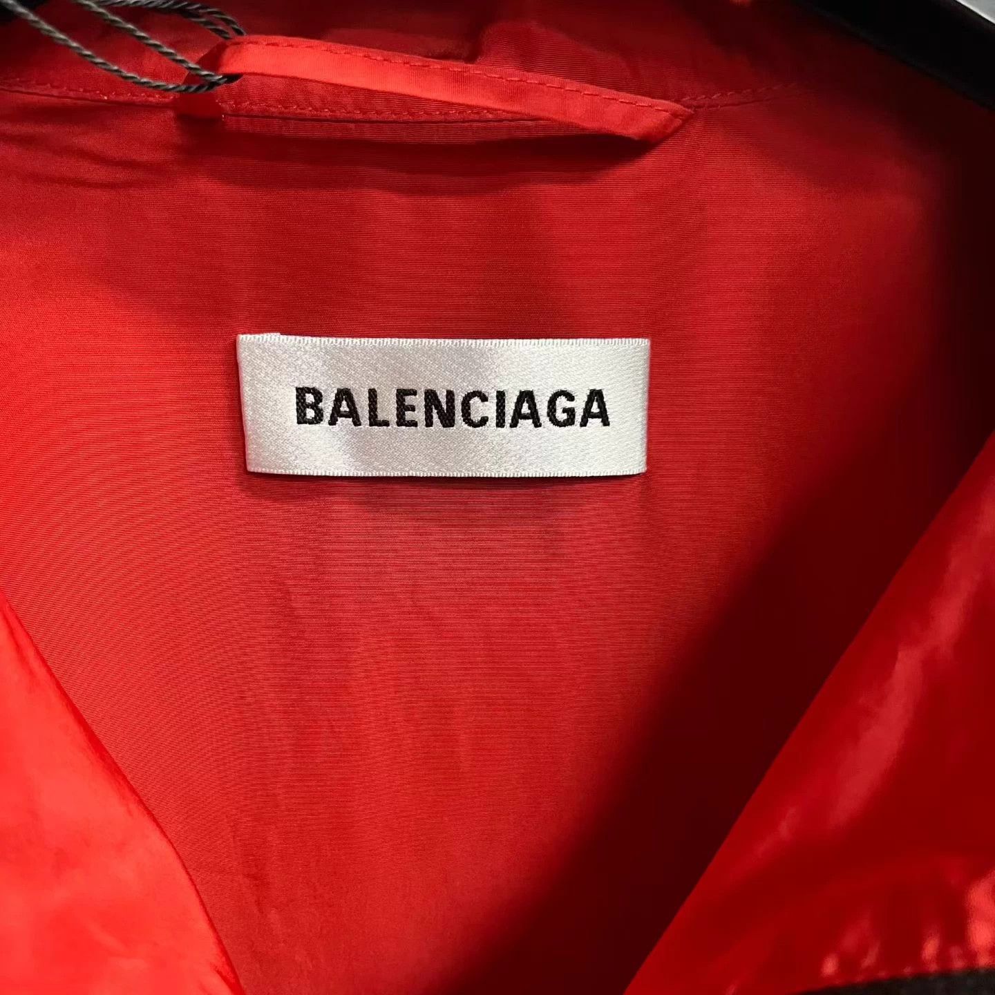 Balenciaga Balenciaga Red Logo Zip Jacket - Size 36 - Near New Size XS / US 0-2 / IT 36-38 - 5 Thumbnail