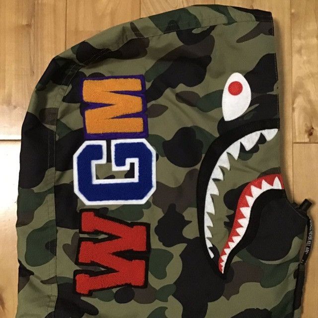 Bape BAPE 1st camo green shark hoodie snowboard jacket APE Size US XXL / EU 58 / 5 - 5 Thumbnail