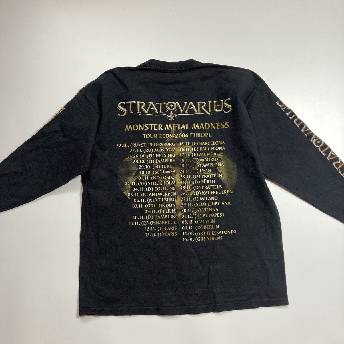 Band Tees vintage stratovarius finnish power metal rock band tee Size US XL / EU 56 / 4 - 5 Thumbnail