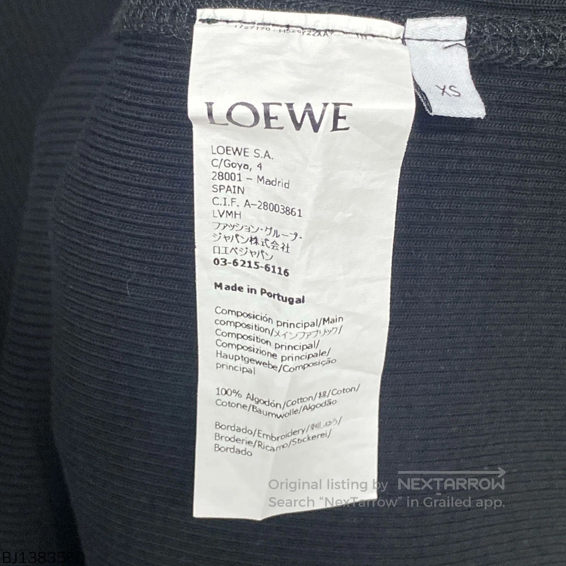 Loewe LOEWE Embroidered Logo Knit Sweater. Size US XS / EU 42 / 0 - 5 Thumbnail