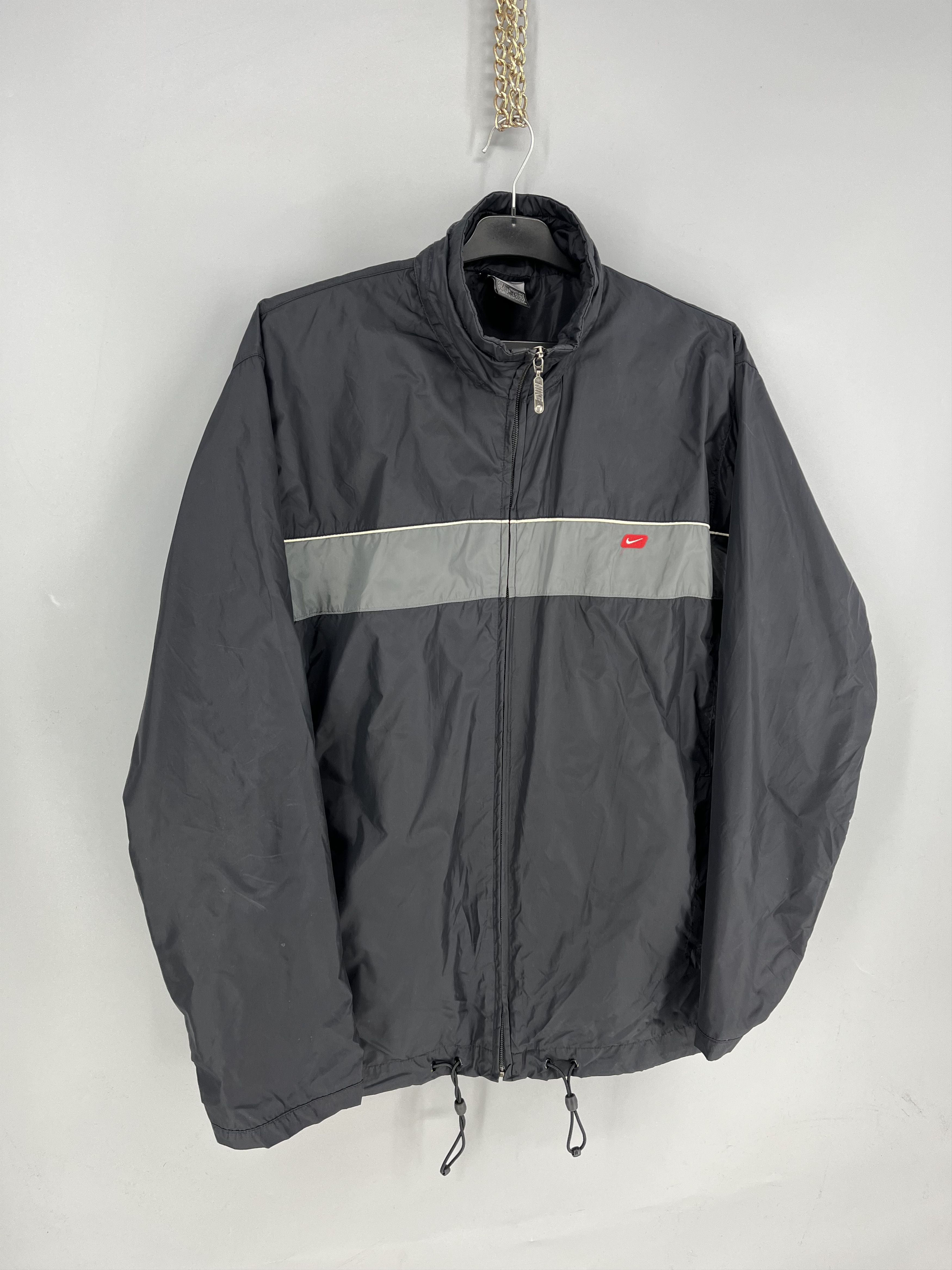 Nike NIKE F1ush Jacket Men's LARGE Light Mesh Lined High Neck Size US L / EU 52-54 / 3 - 3 Thumbnail