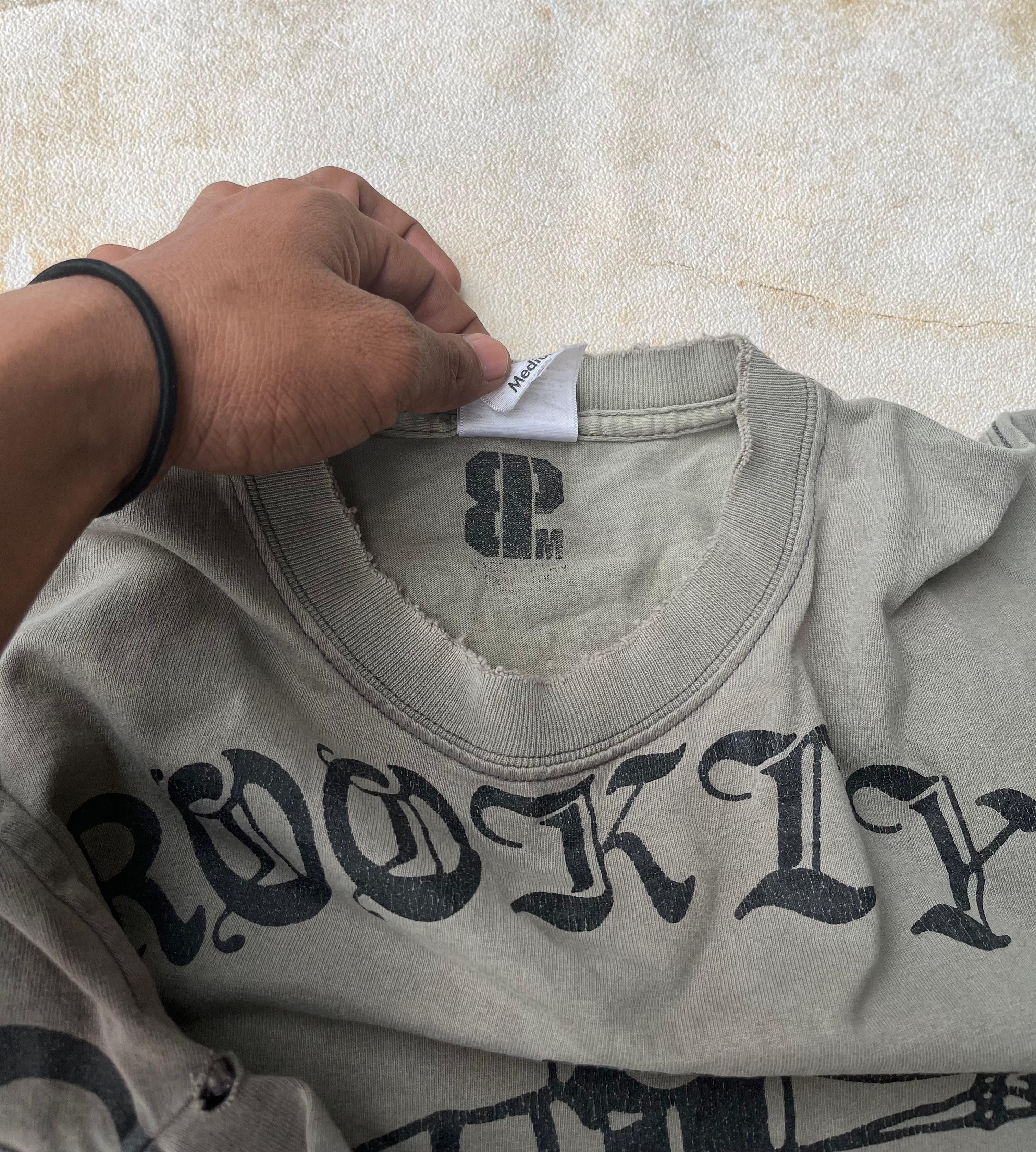 Band Tees Distressed Brooklyn Skinhead Crucified For our sins Tshirt Size US M / EU 48-50 / 2 - 9 Thumbnail