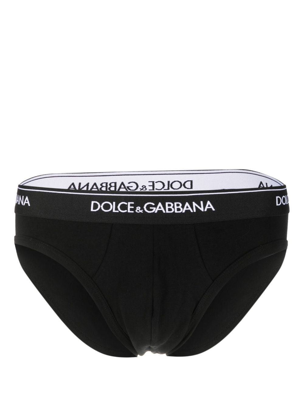 Dolce & Gabbana TWO-PACK OF STRETCH COTTON MID-RISE BRIEFS Size ONE SIZE - 1 Thumbnail