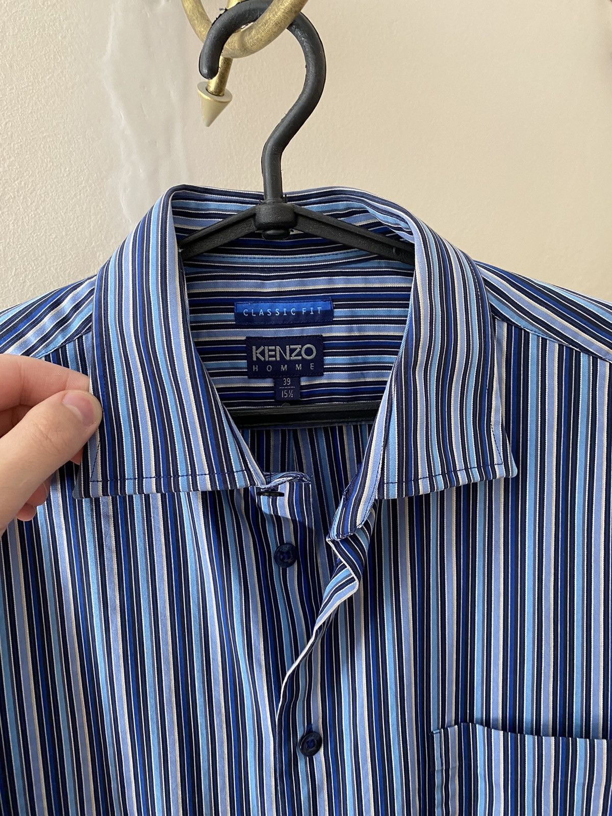 Kenzo × Vintage Vintage Kenzo Homme Shirt Button Up Size US M / EU 48-50 / 2 - 3 Thumbnail