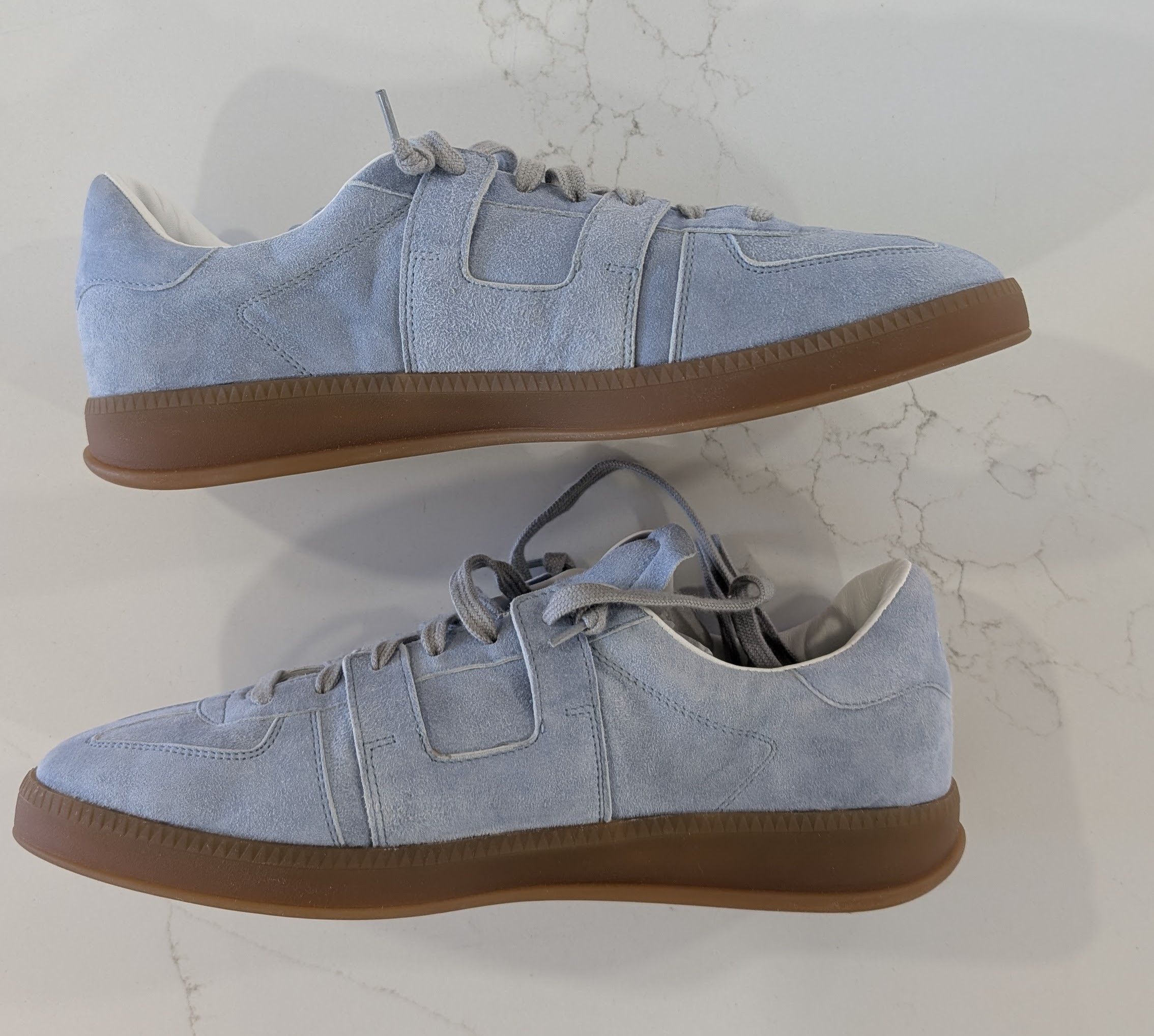 P448 P448 Monza Sea Light Blue Suede Sneakers EU 43 US 10 Low Top Size US 10 / EU 43 - 7 Thumbnail