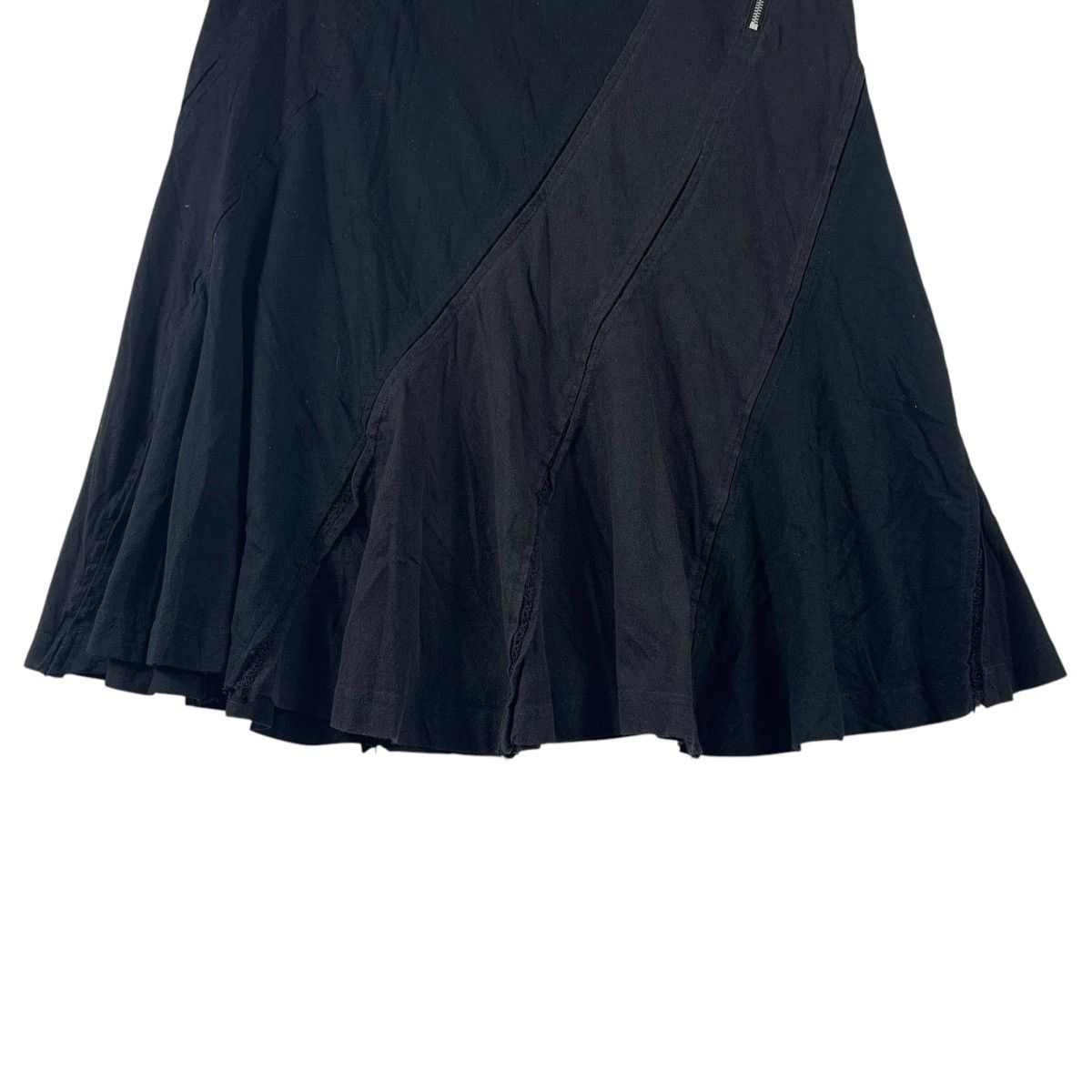Tricot Comme des Garcons × Vintage Vintage TRICOT Comme des Garçons AD 2005 black skirt Size 30" / US 8 / IT 44 - 6 Thumbnail