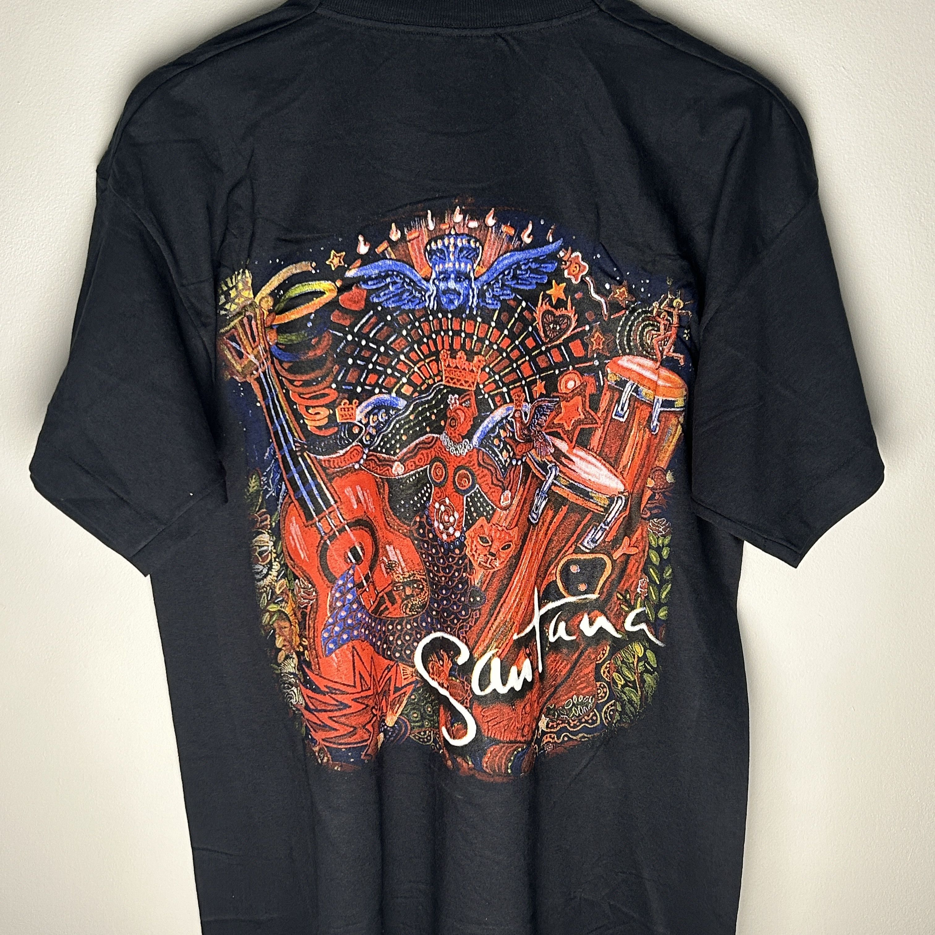 Band Tees Vintage Santana 90’s Band T-shirt Size US L / EU 52-54 / 3 - 4 Thumbnail