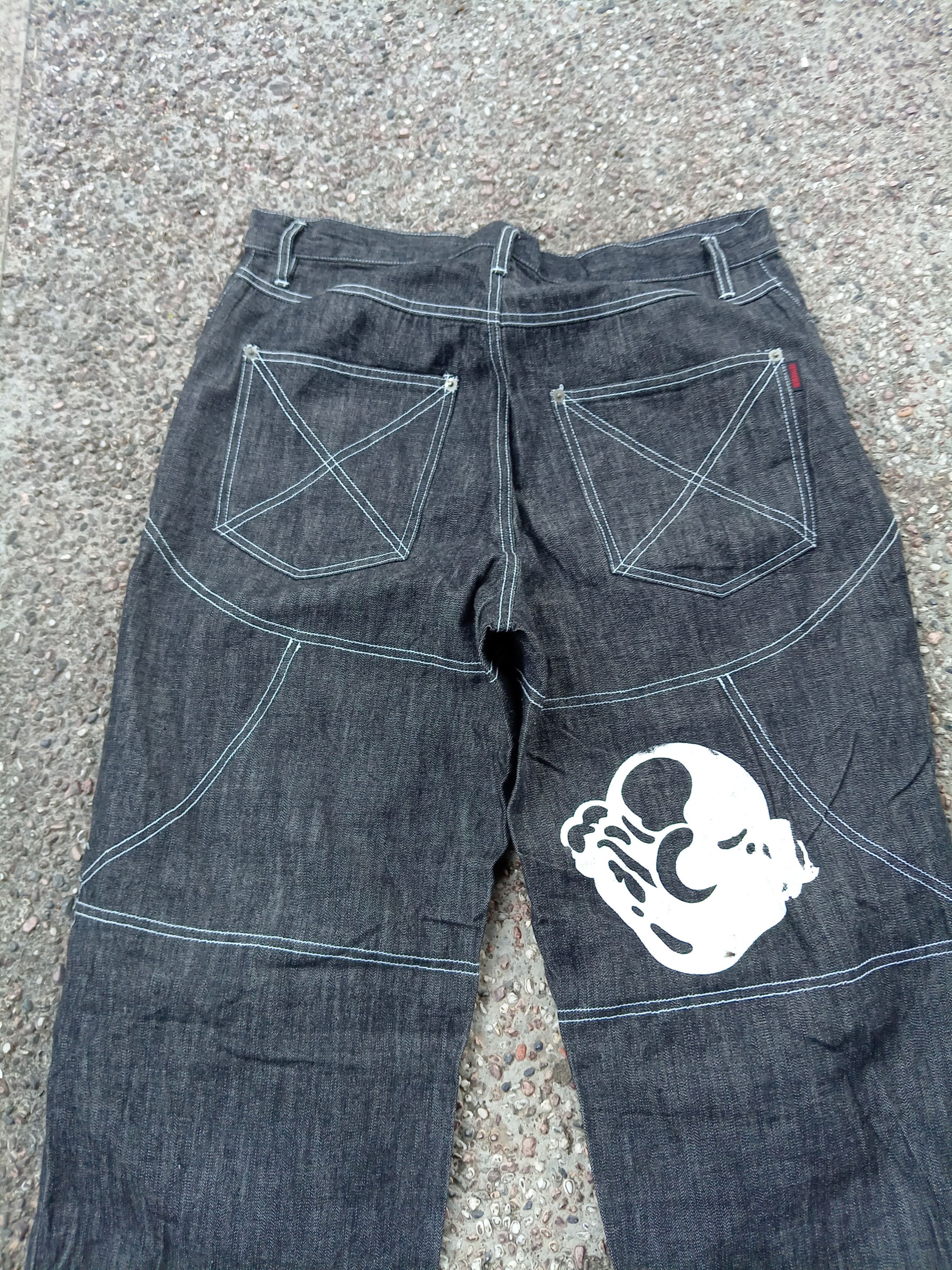 If Six Was Nine × JNCO × Japanese Brand Fiftyfifdeal denim jnco baggy style jeans size 34 Size US 34 / EU 50 - 4 Thumbnail