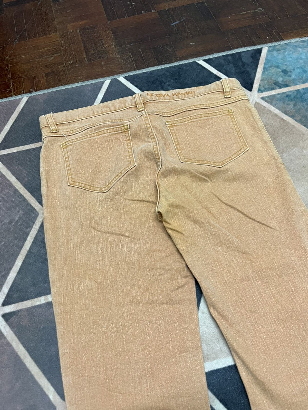 Norma Kamali Norma Kamali FLARE Denim Jeans Size 32" / US 10 / IT 46 - 12 Thumbnail