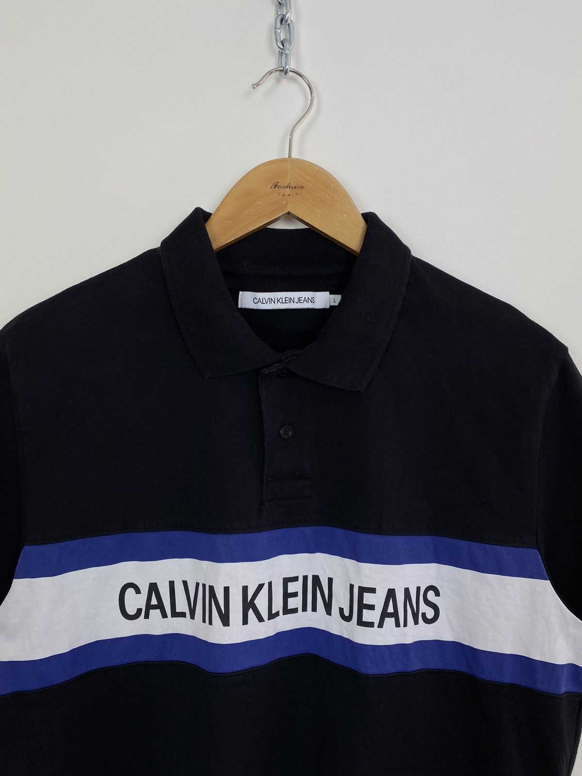 Calvin Klein Calvin Klein Jeans Regular Fit Short Sleeve Polo Shirt Large Size US L / EU 52-54 / 3 - 2 Thumbnail