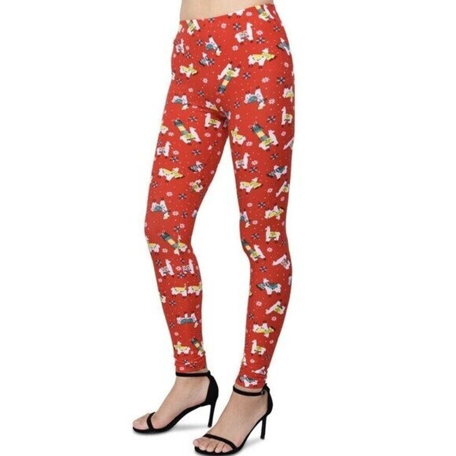 Planet Hollywood planet leggings holiday Christmas new year size XS A000383 Size 22" - 3 Thumbnail