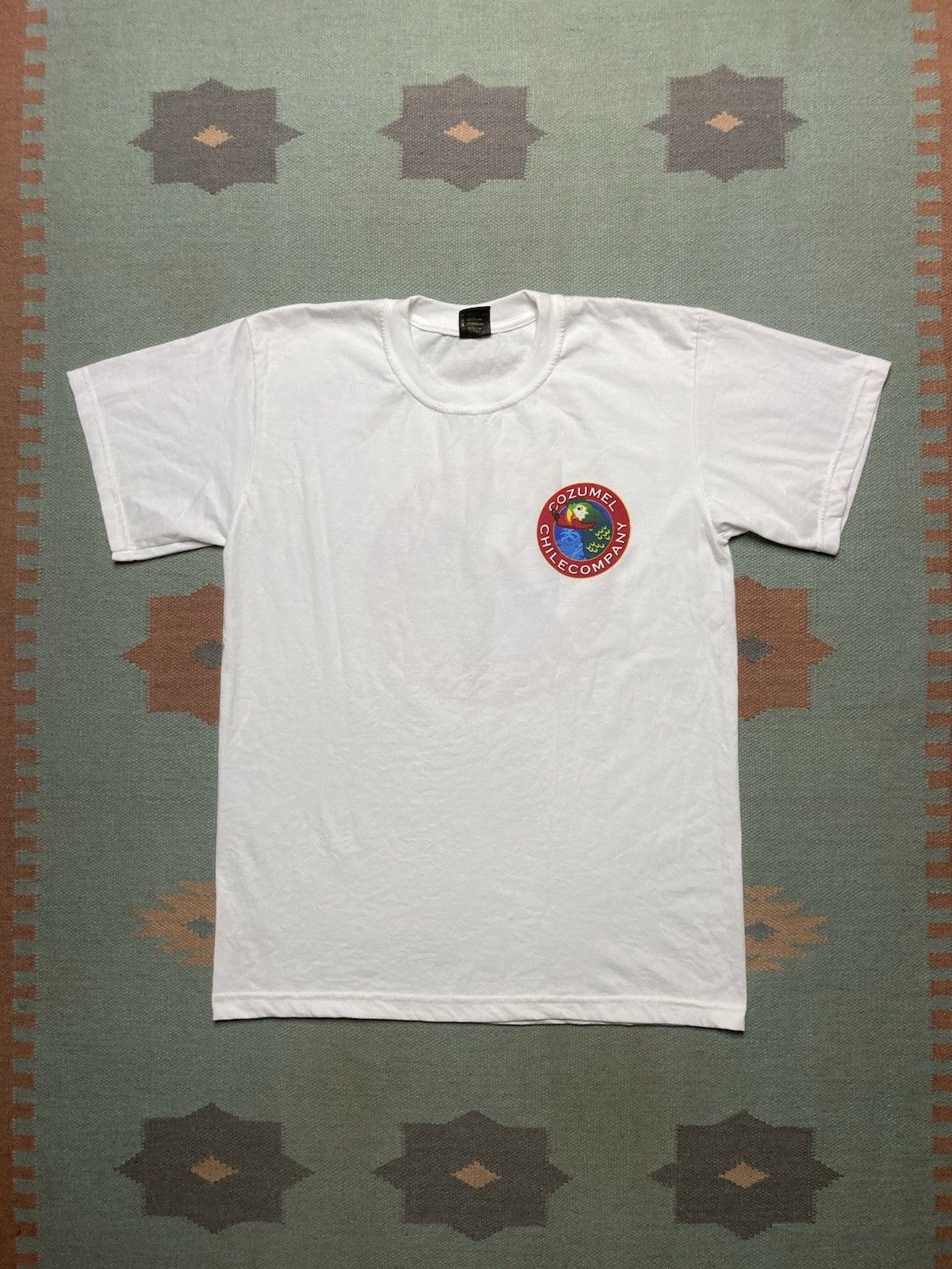 Vintage 90s t shirt Cozumel Chile Company pepper parrot Mexico XL Size US XL / EU 56 / 4 - 4 Thumbnail