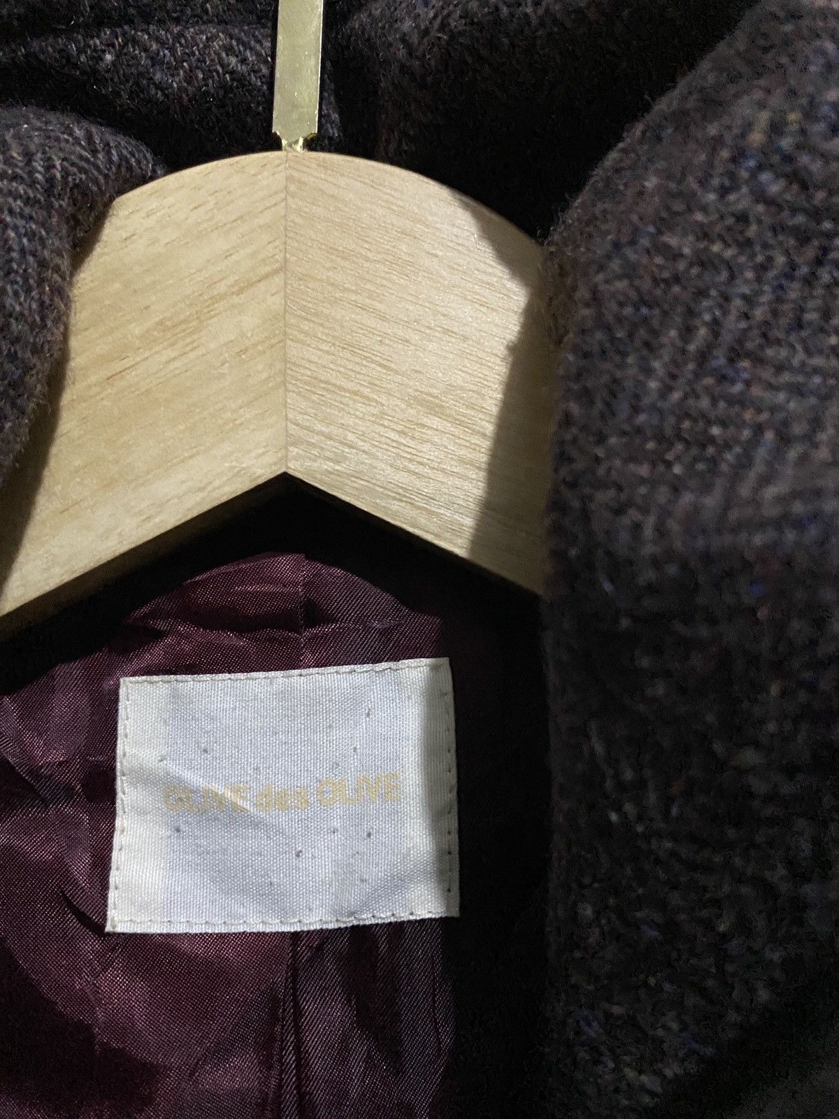 Japanese Brand × Vintage vintage work Jacket olive des olive brown wool Size US M / EU 48-50 / 2 - 7 Thumbnail