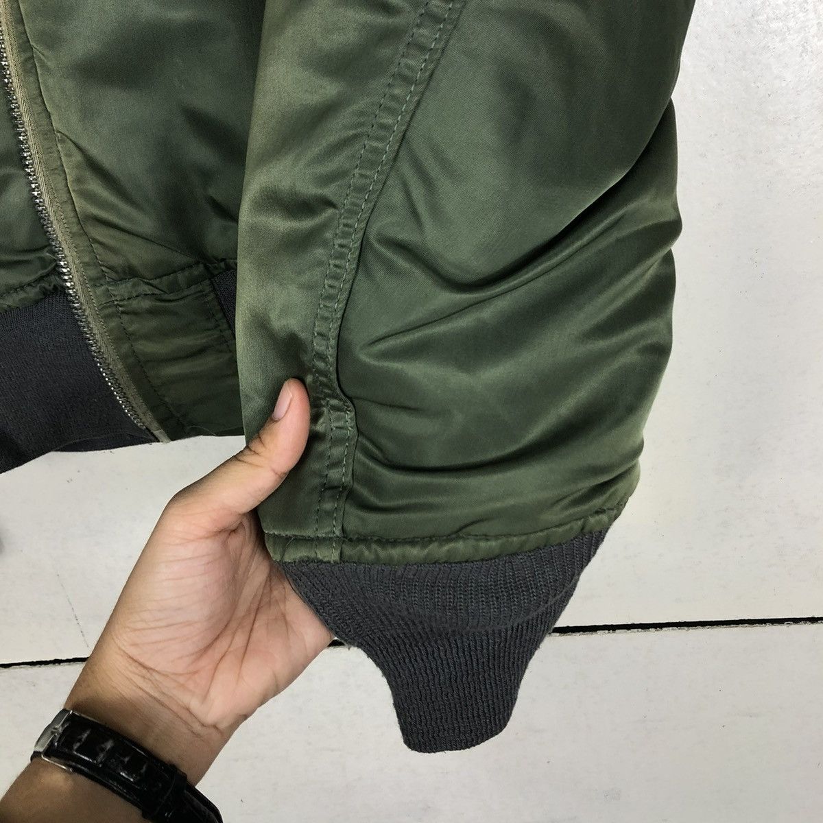Avirex 🔥VINTAGE MA-1 REVERSIBLE BOMBER JACKET AVIREX LTD USA Size US S / EU 44-46 / 1 - 19 Thumbnail