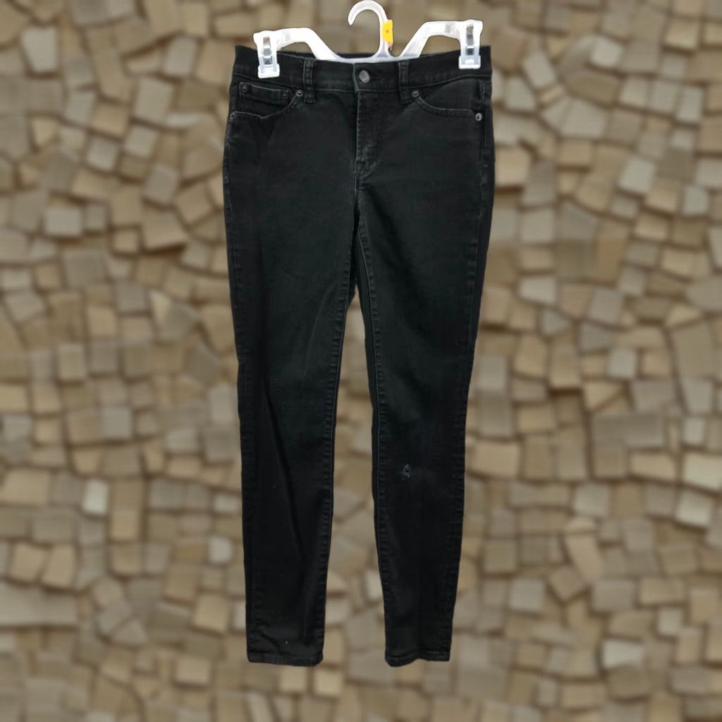 J.Crew J.CREW Jeans Size 26 Womens Mid Rise Dark Wash Black Denim Skinny Size 26" / US 2 / IT 38 - 1 Thumbnail