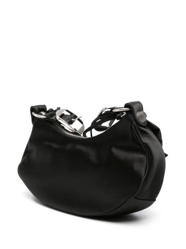 Balenciaga Balenciaga Cagole XS Ruffle Bow Satin Shoulder Bag Size ONE SIZE - 3 Thumbnail